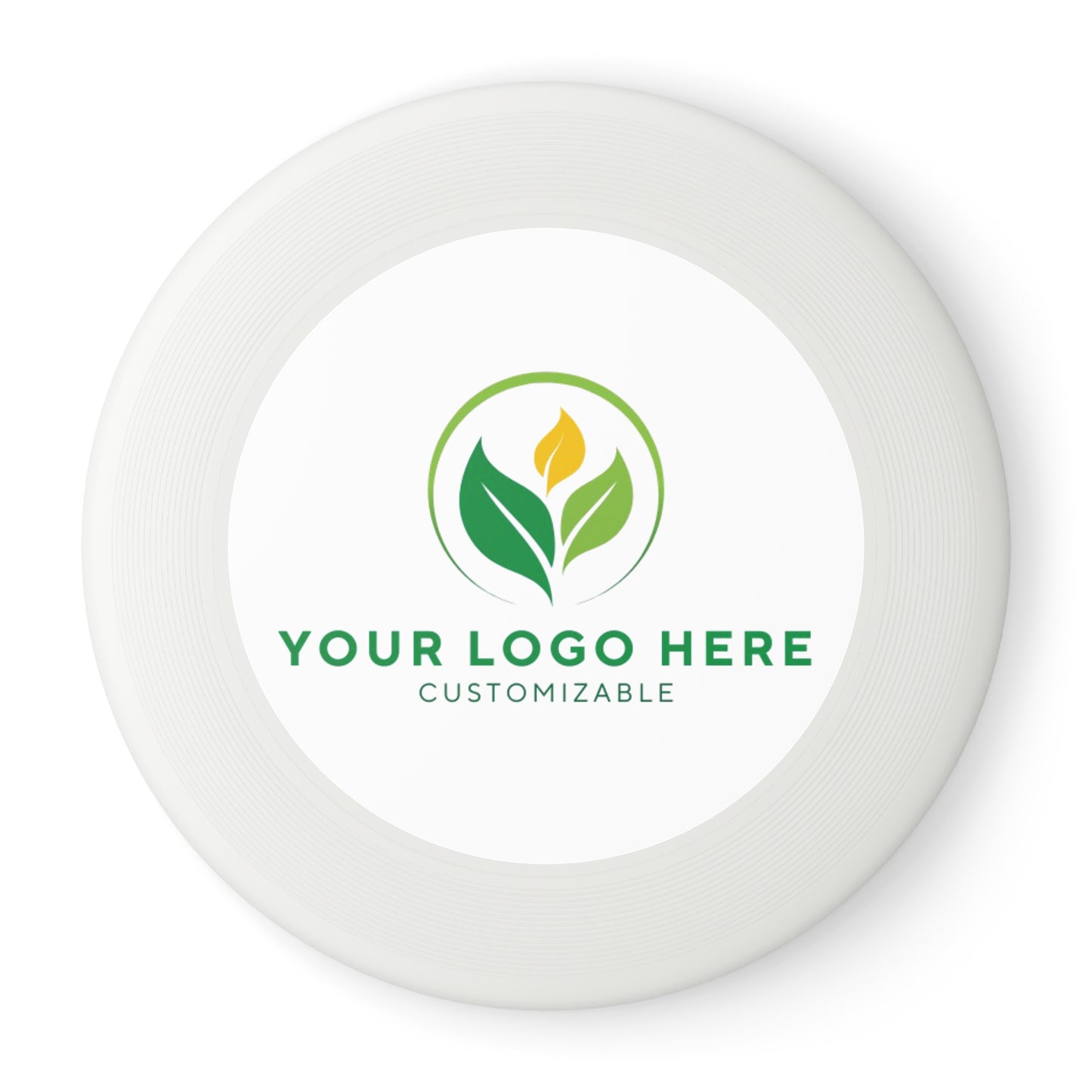 Placeholder with customizable logo on a white background