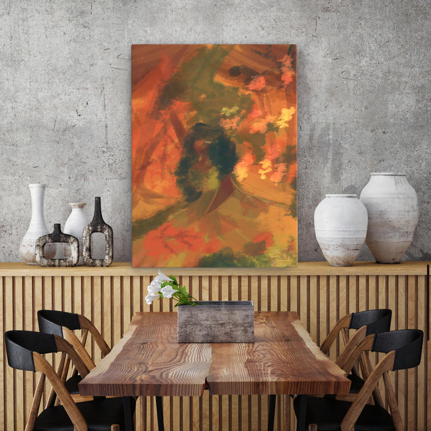 "Autumn Ensemble" || Canvas Print