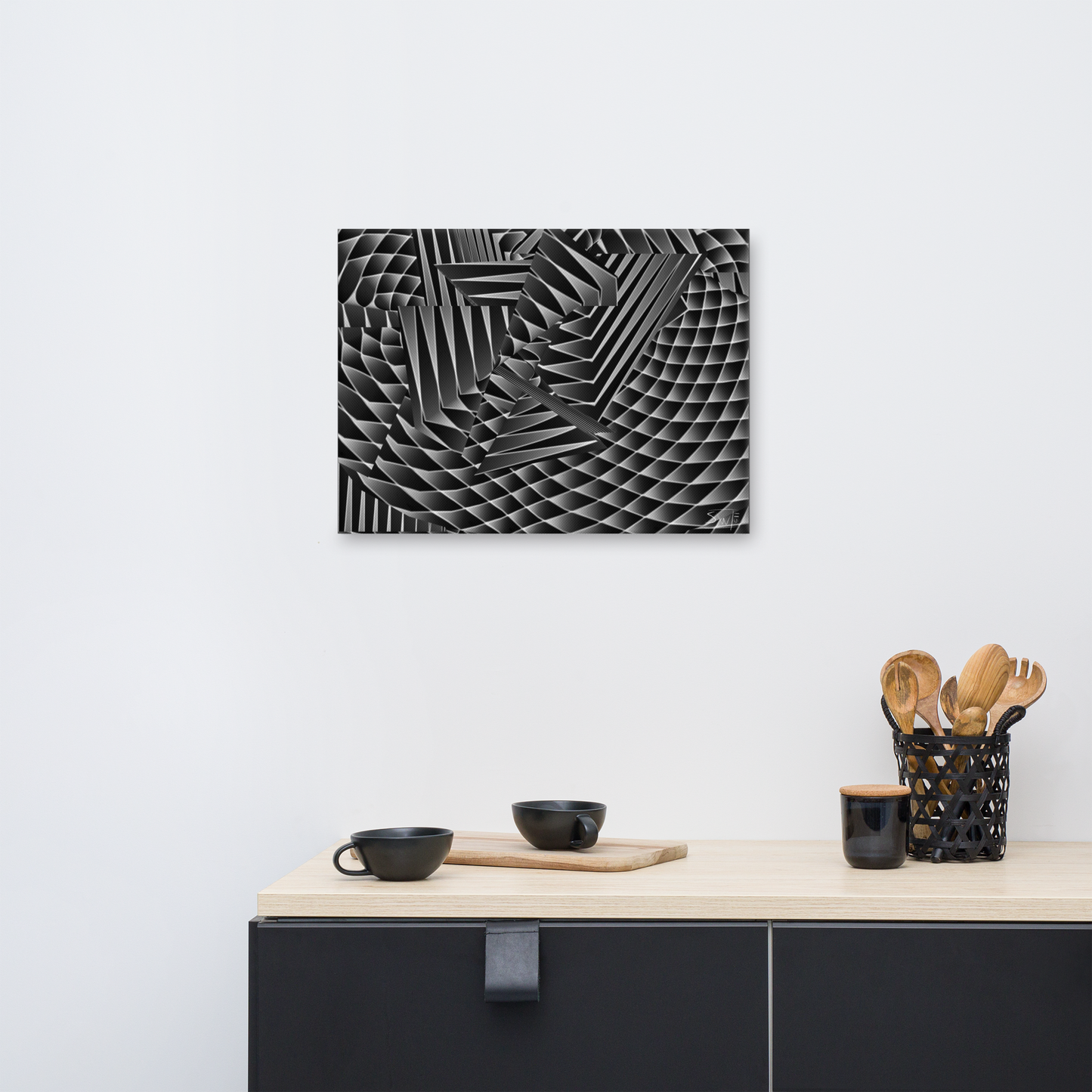 "Gray Scale" Canvas Print