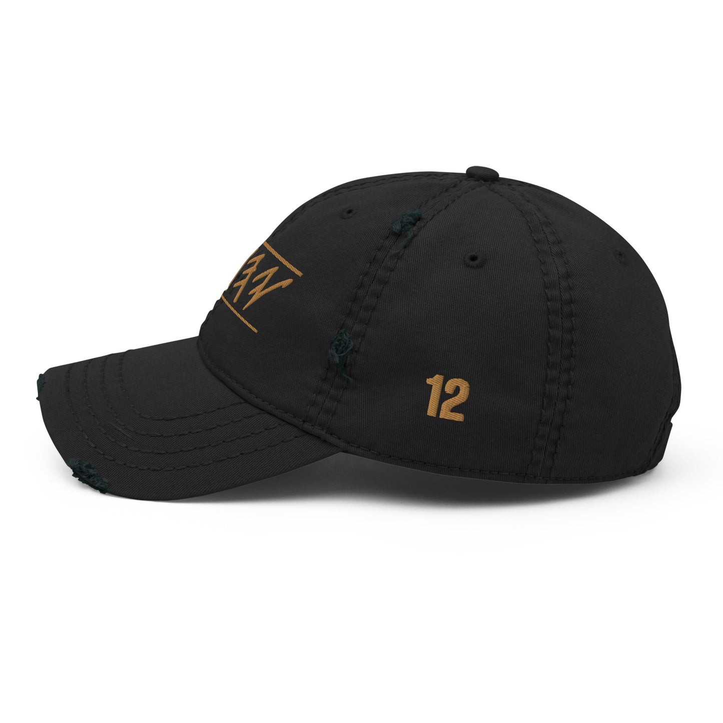 Yahuah Embroidered In Paleo Hebrew | Distressed Dad Hat