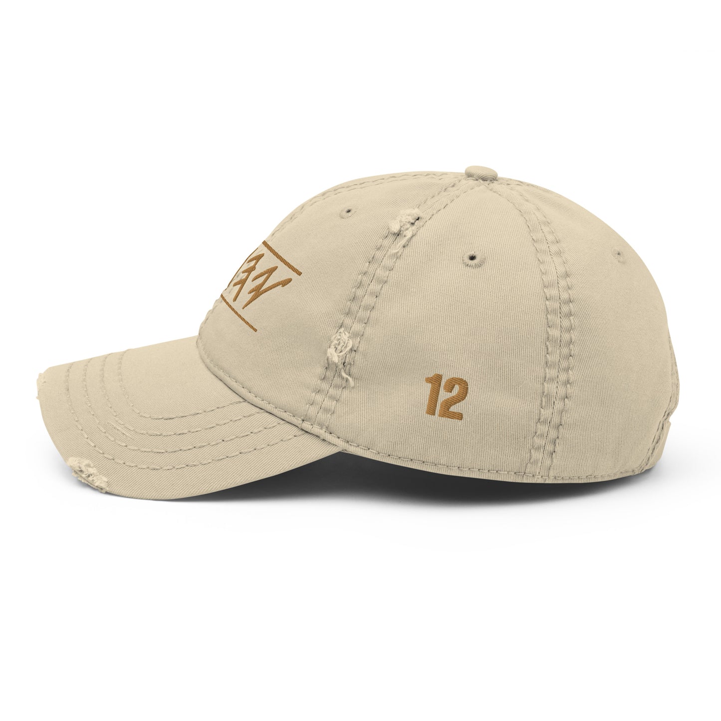 Yahuah Embroidered In Paleo Hebrew | Distressed Dad Hat