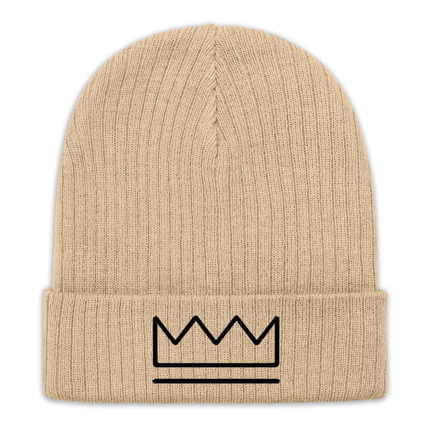 "Crown" Ribbed knit beanie