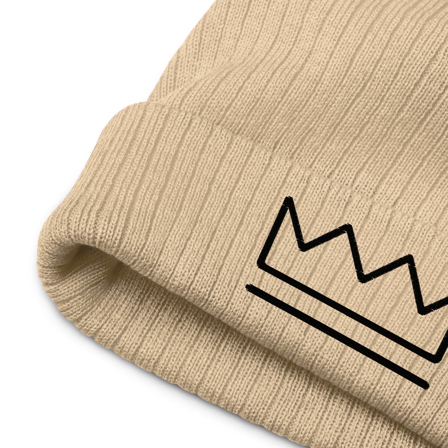 "Crown" Ribbed knit beanie