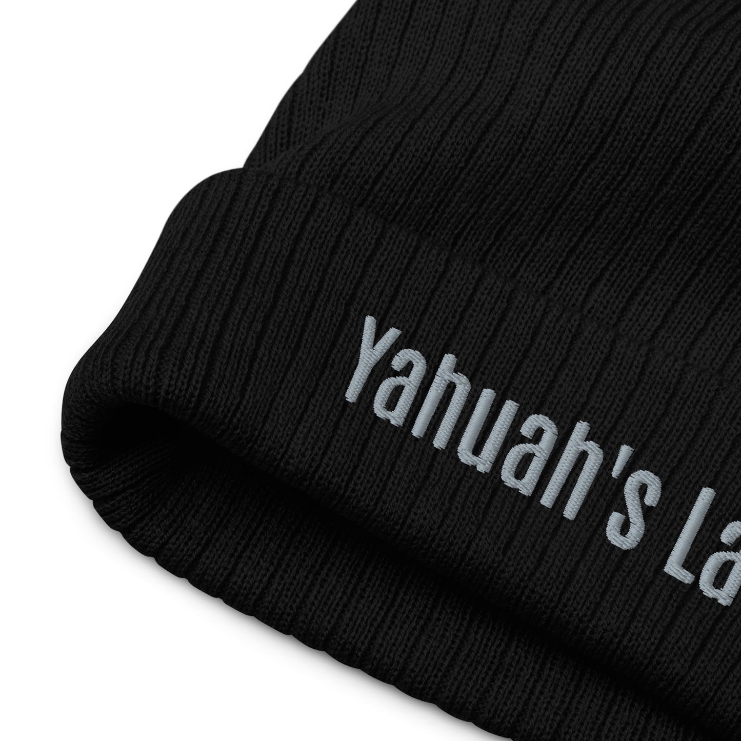 "Yahuah's Law In My Mind" Ribbed knit beanie