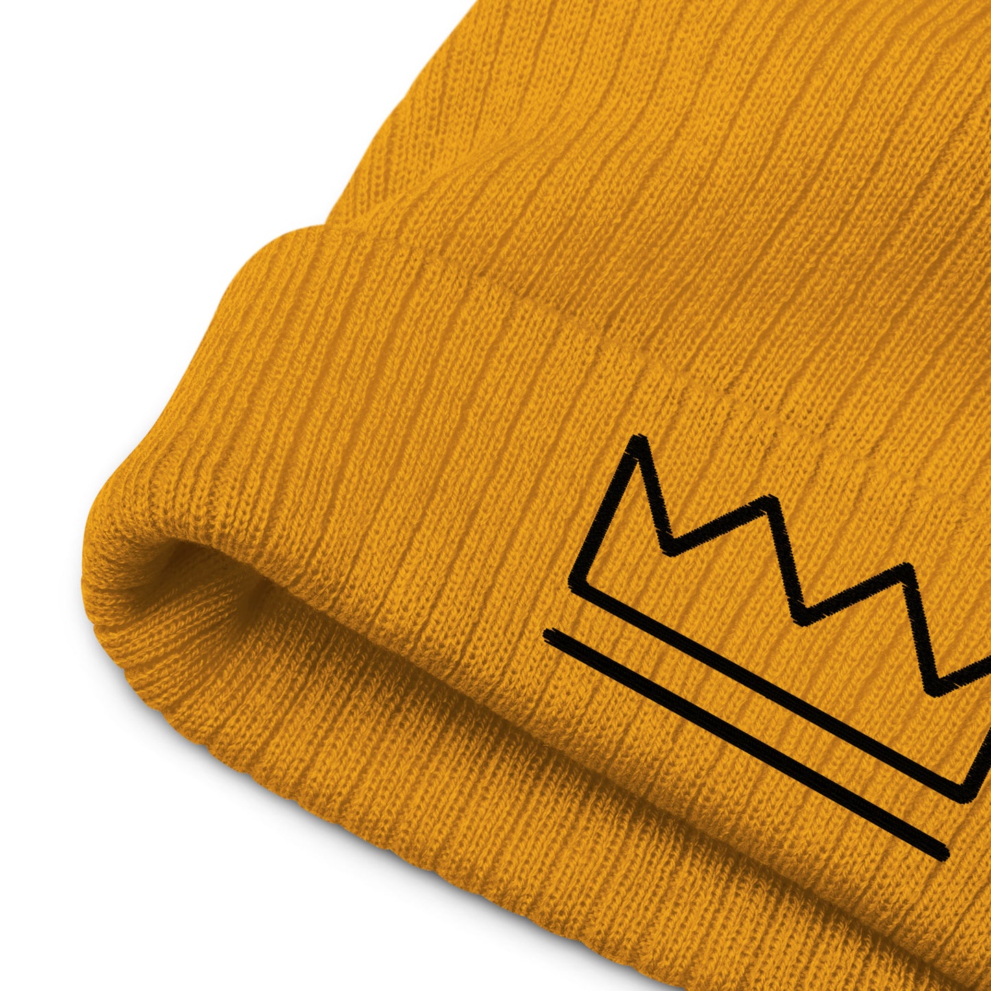 "Crown" Ribbed knit beanie