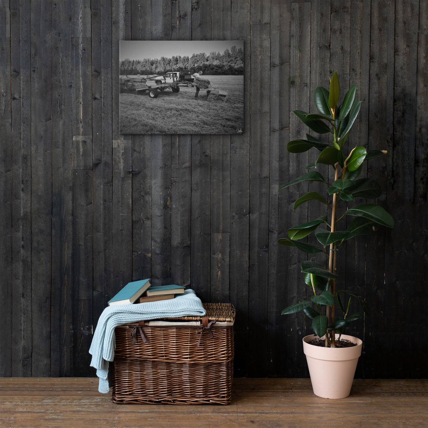 "Hay Fever" Thin canvas