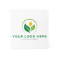 Placeholder logo with customizable text on a white background