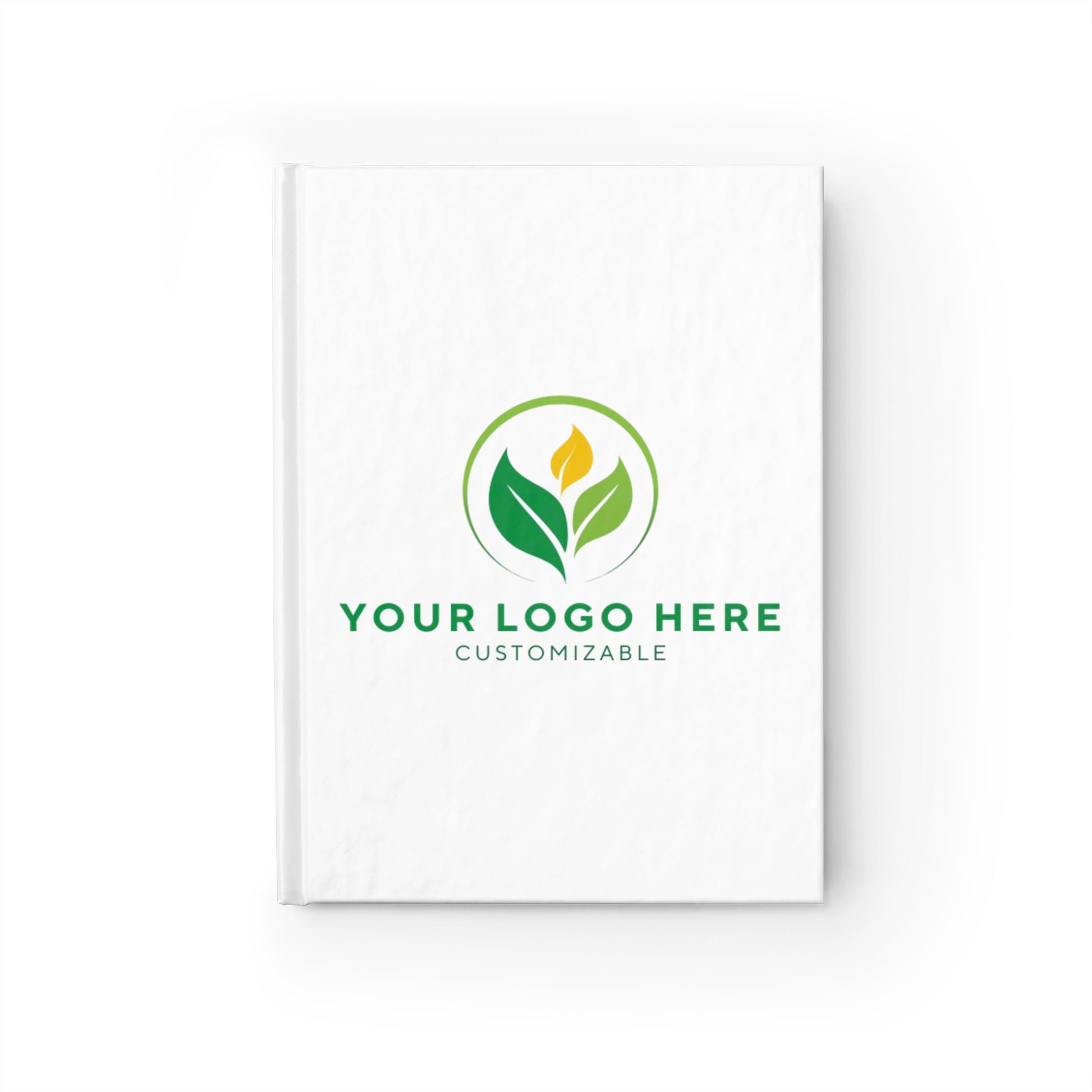 Placeholder logo design with customizable text on a white background