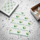 Customizable logo design on a puzzle with branding elements.