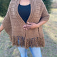 Crochet Spring Roll Fringe Shawl