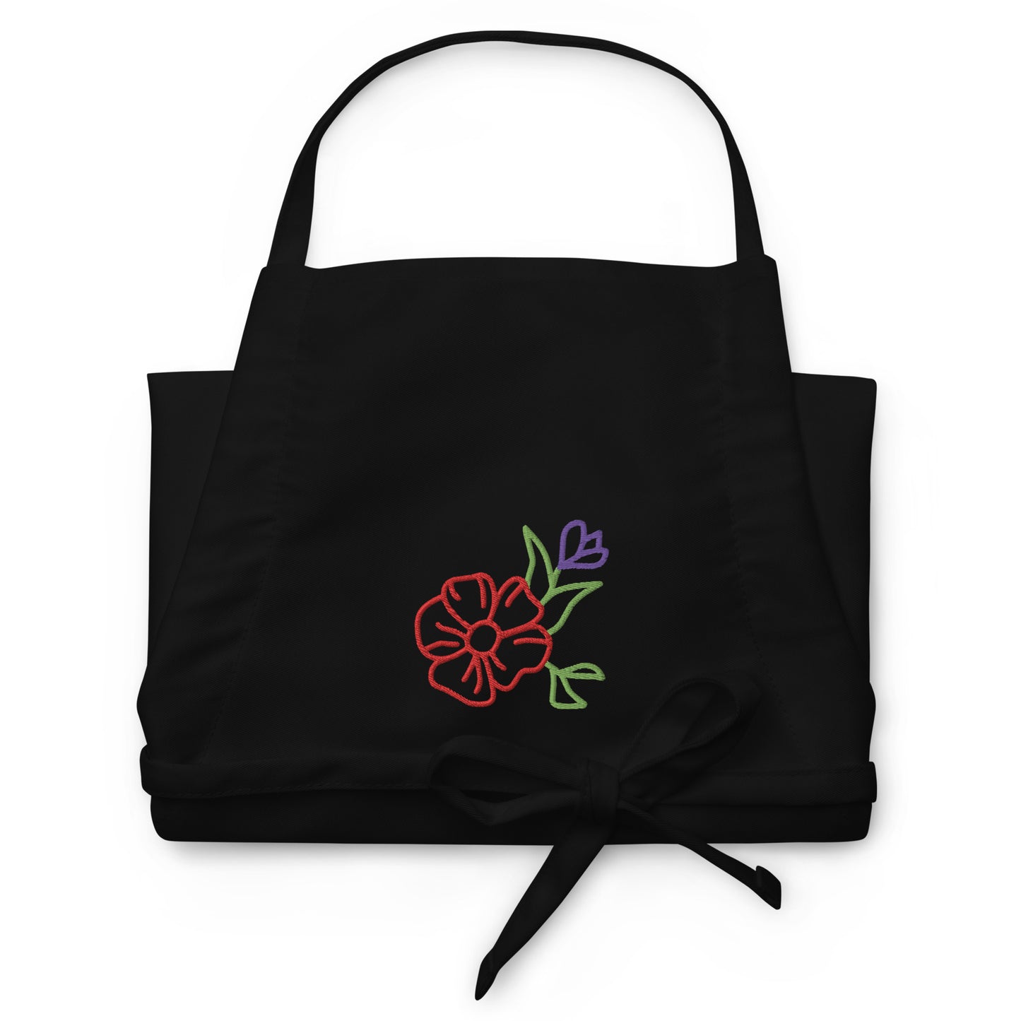 "Flower Baker" | Embroidered Apron