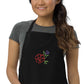 "Flower Baker" | Embroidered Apron