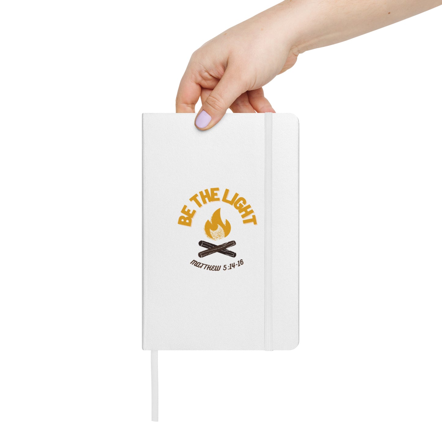 "Be the Light" Hardcover bound notebook