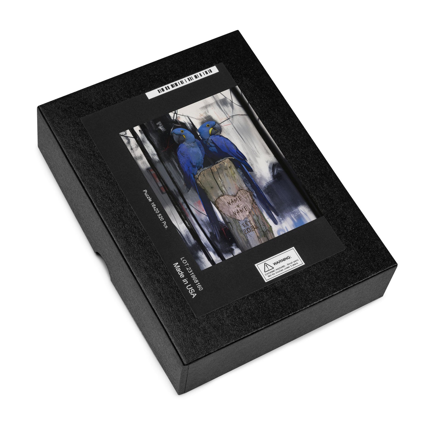 Custom Hyacinth macaw Jigsaw Puzzle