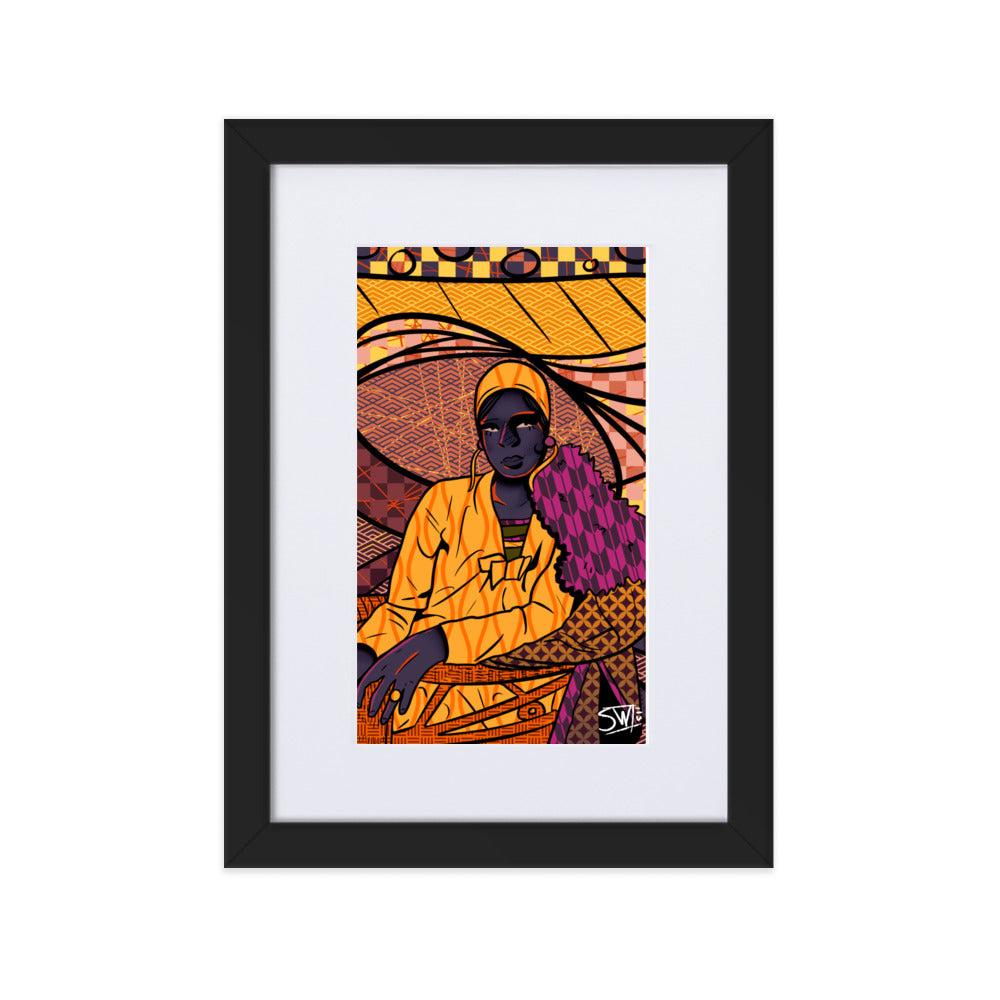 "Harlem Renaissance" | Matte Paper Framed Poster With Mat