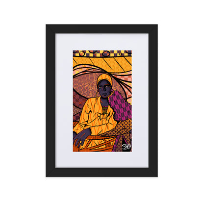 "Harlem Renaissance" | Matte Paper Framed Poster With Mat