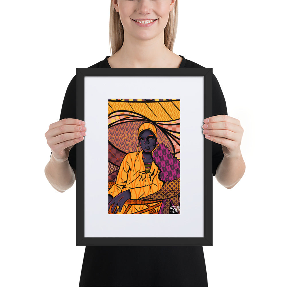 "Harlem Renaissance" | Matte Paper Framed Poster With Mat