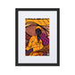 "Harlem Renaissance" | Matte Paper Framed Poster With Mat