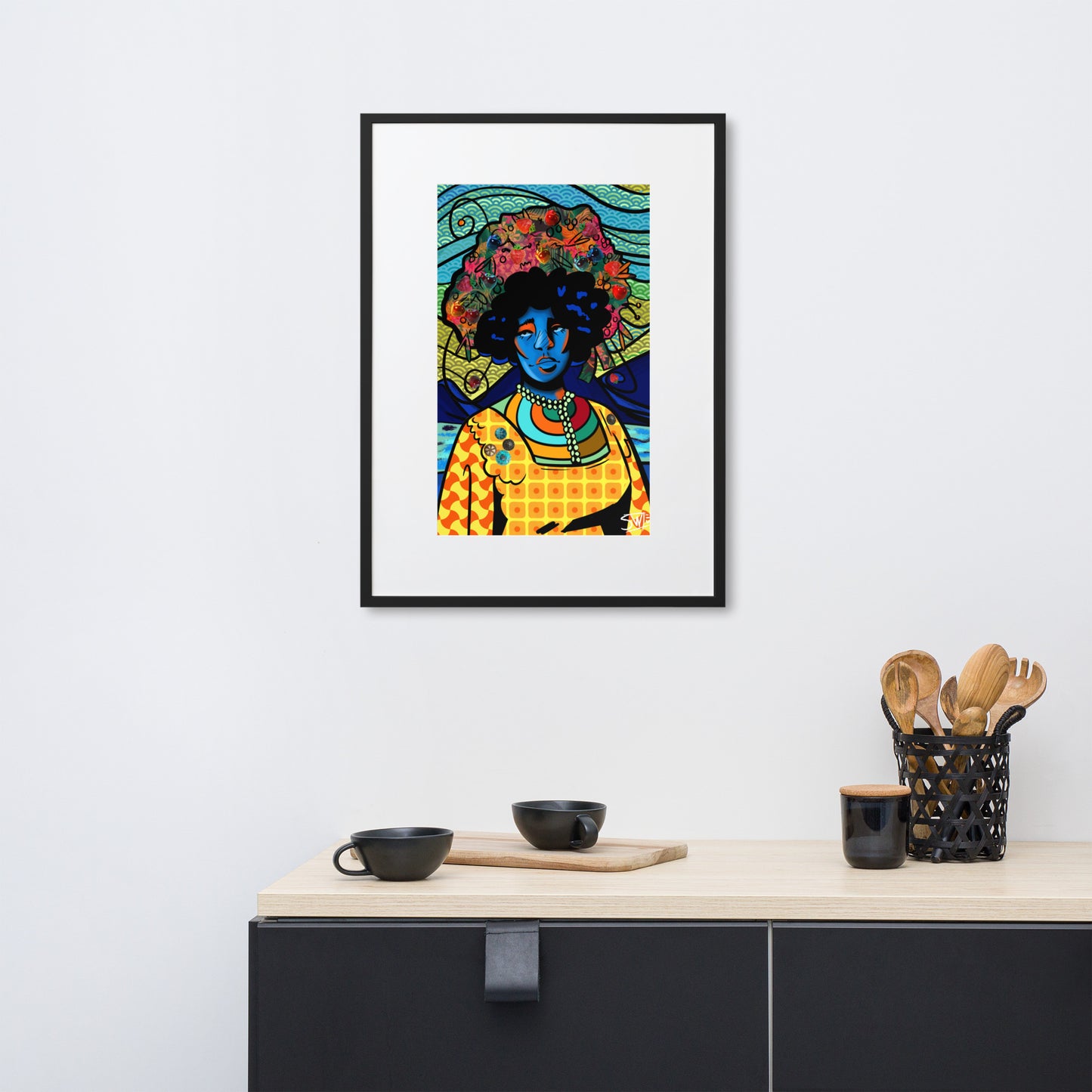 " Bon Appétit " | Matte Paper Framed Poster With Mat