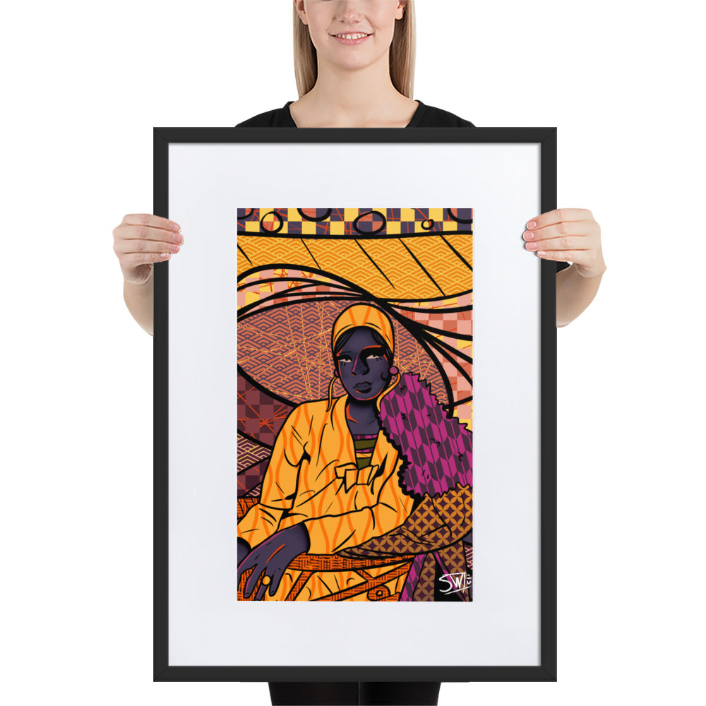 "Harlem Renaissance" | Matte Paper Framed Poster With Mat