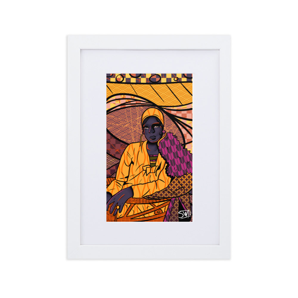 "Harlem Renaissance" | Matte Paper Framed Poster With Mat