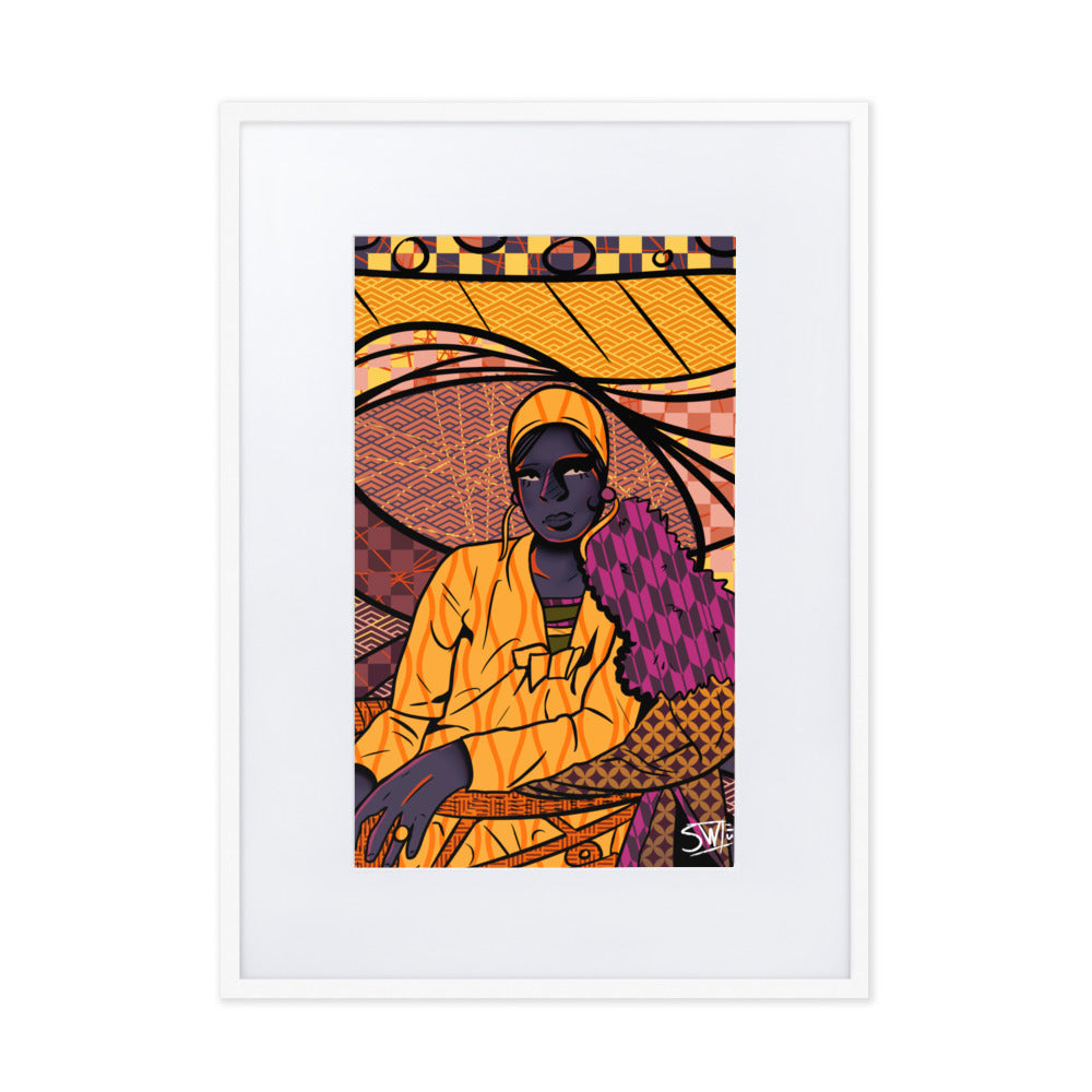 "Harlem Renaissance" | Matte Paper Framed Poster With Mat