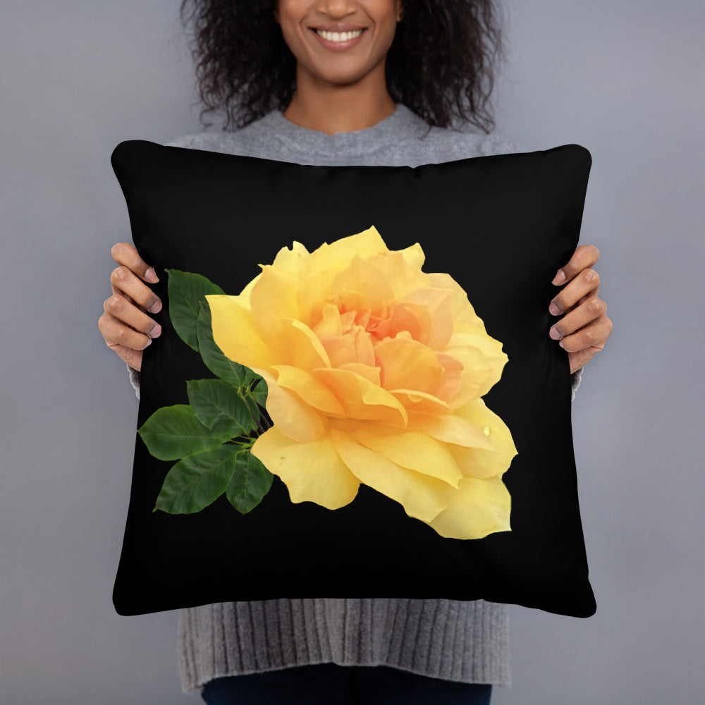 "Yellow Flower" Soft Pillow