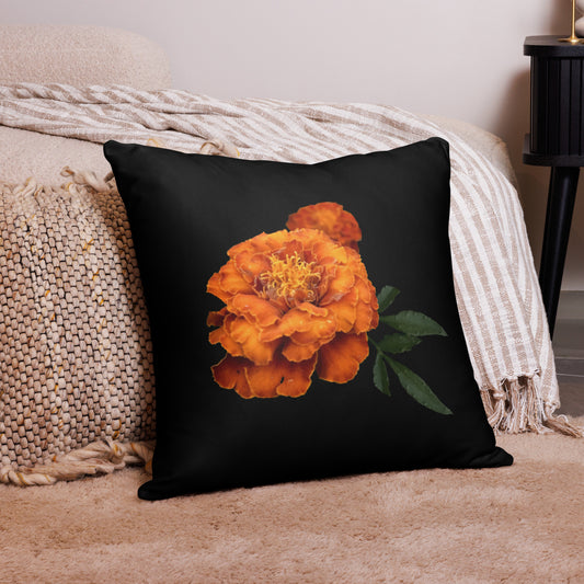 "Orange Flower" Soft Pillow