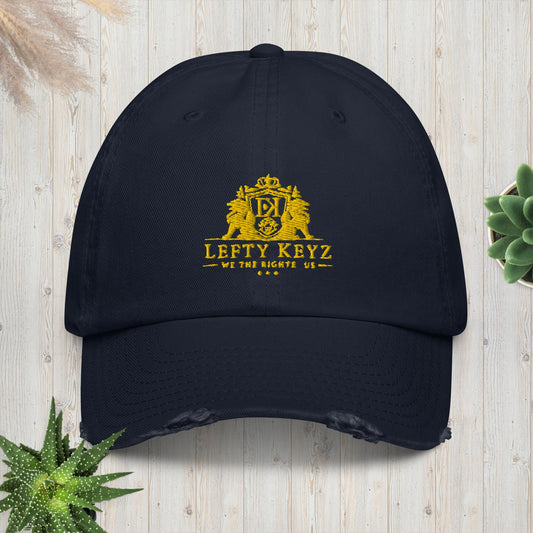 Distressed Dad Hat | Leftykeyz Edition