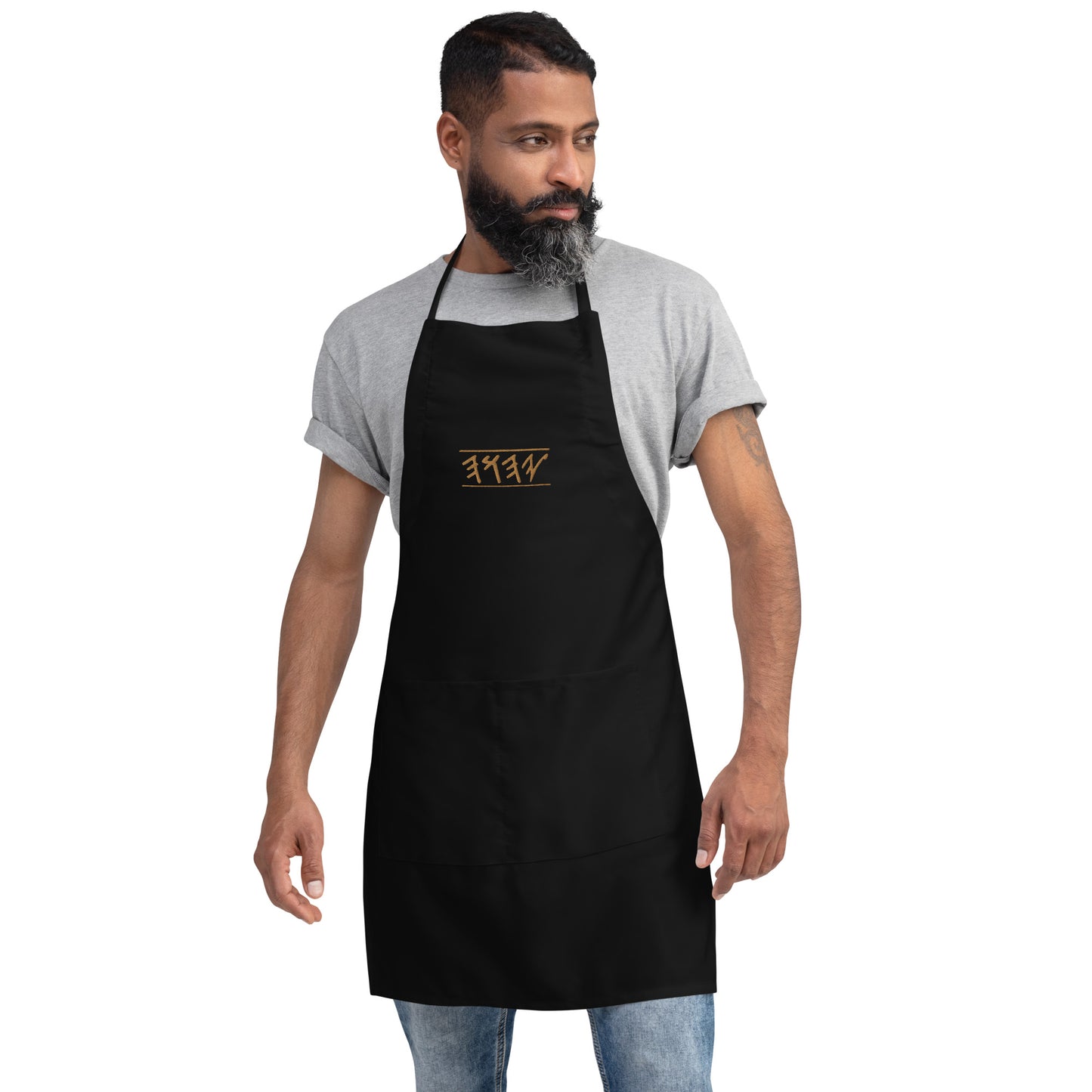 Unisex Embroidered Apron