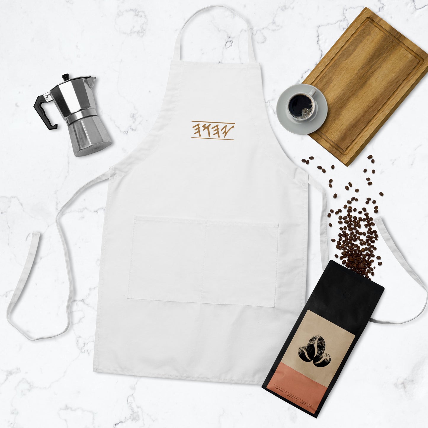 Unisex Embroidered Apron