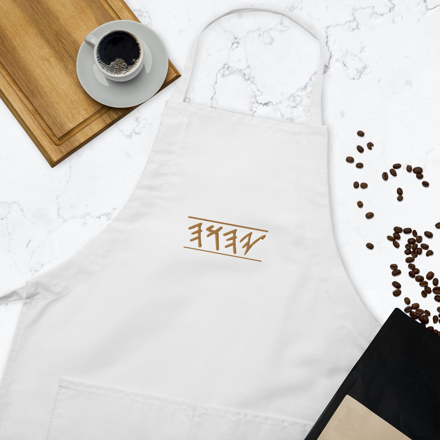 Unisex Embroidered Apron