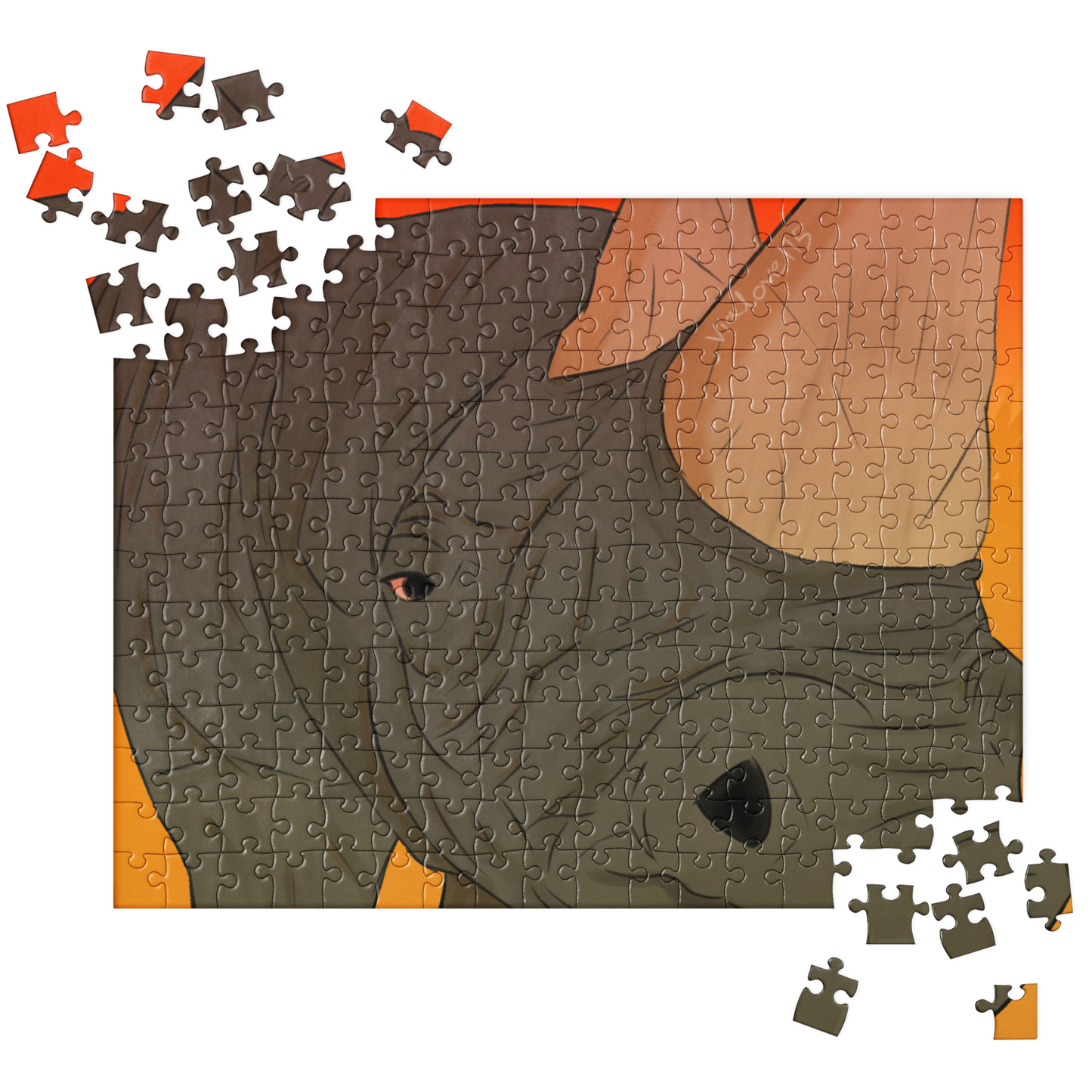 "Rhino" Jigsaw puzzle