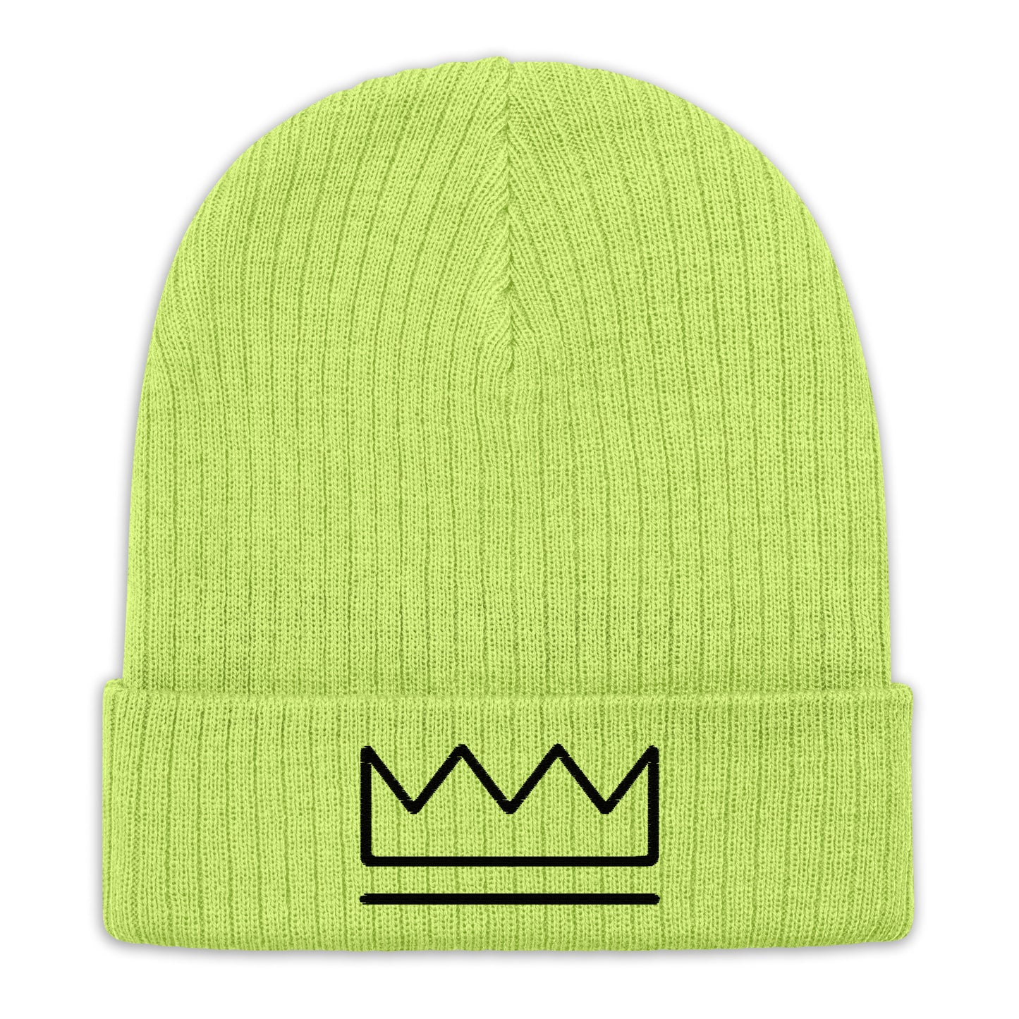 "Crown" Ribbed knit beanie