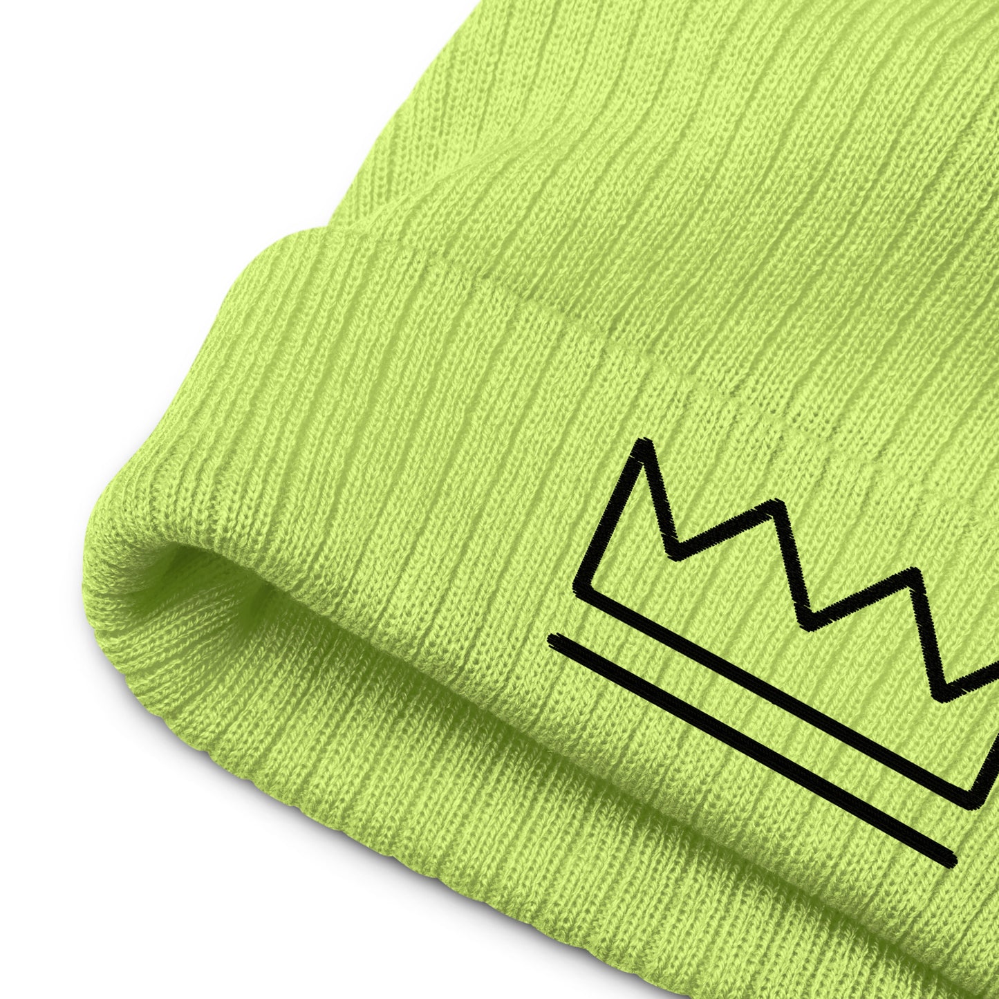"Crown" Ribbed knit beanie