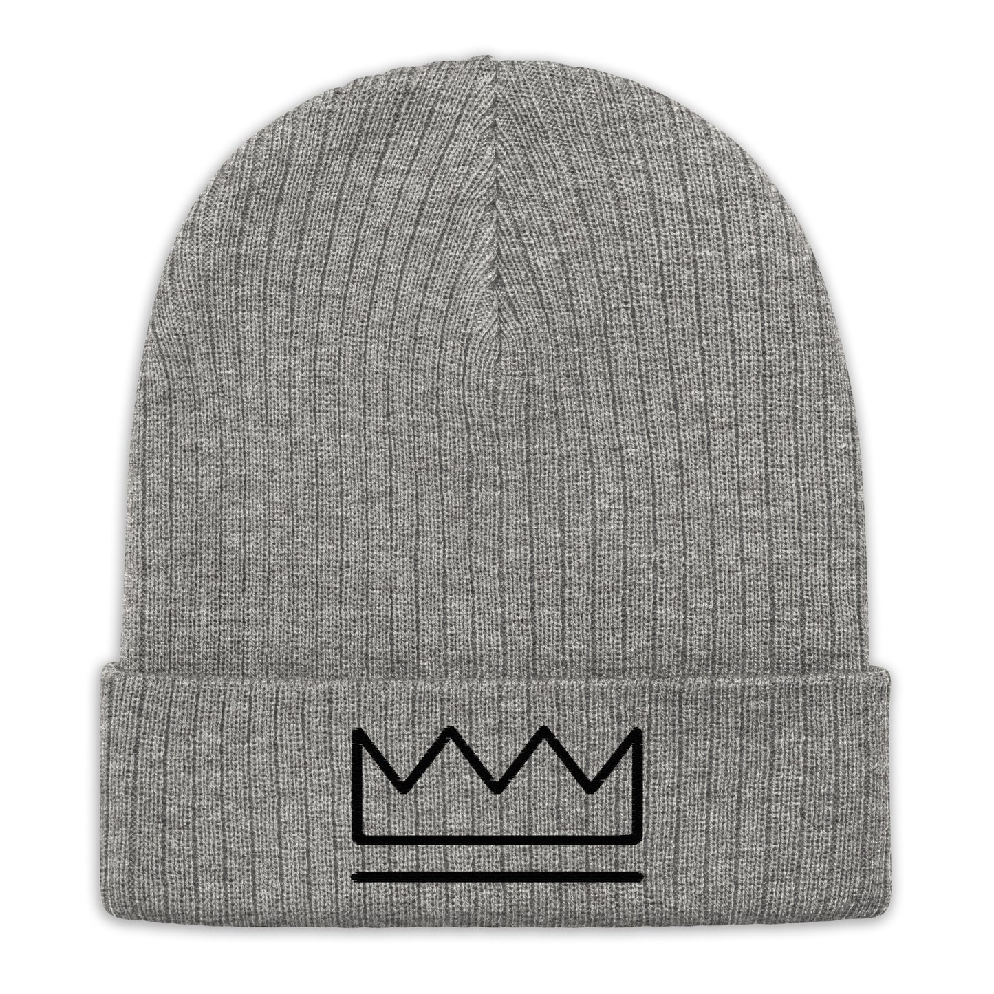 "Crown" Ribbed knit beanie