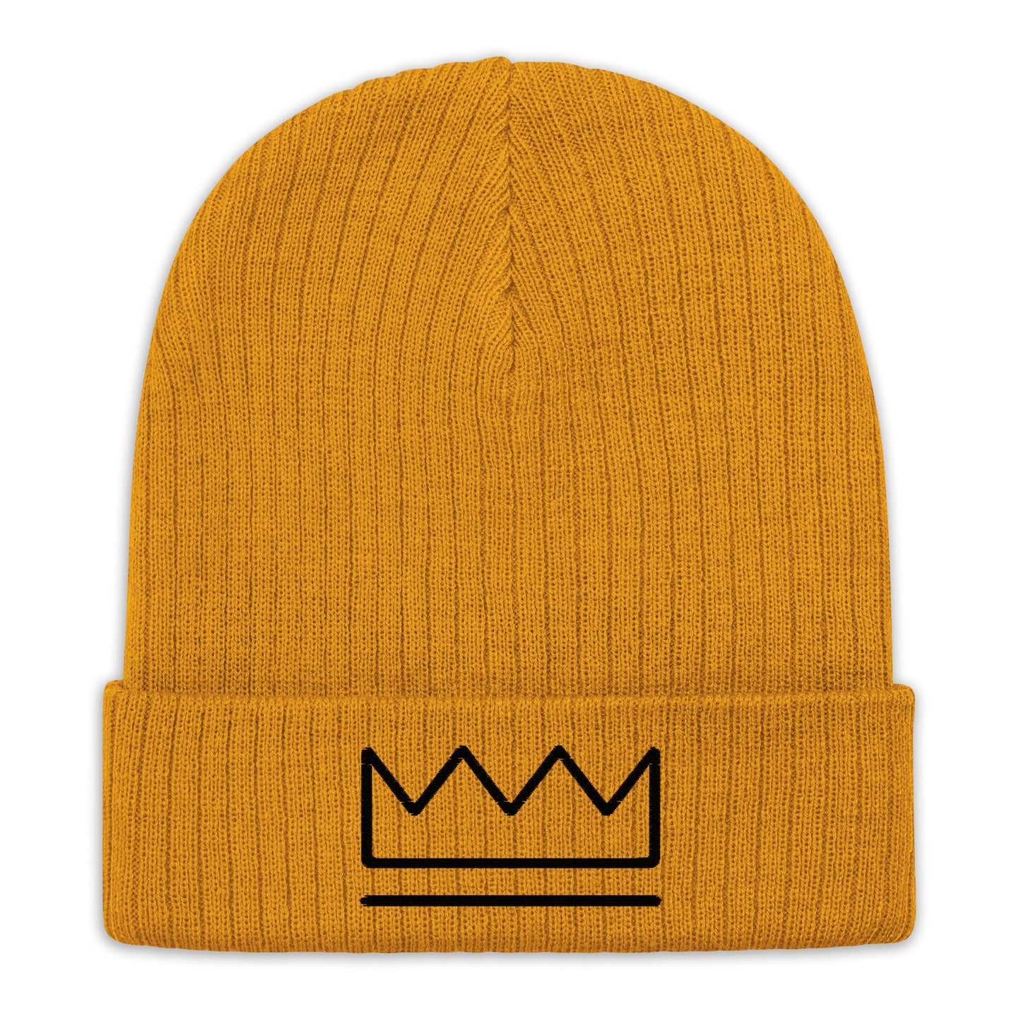 "Crown" Ribbed knit beanie