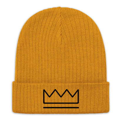 "Crown" Ribbed knit beanie