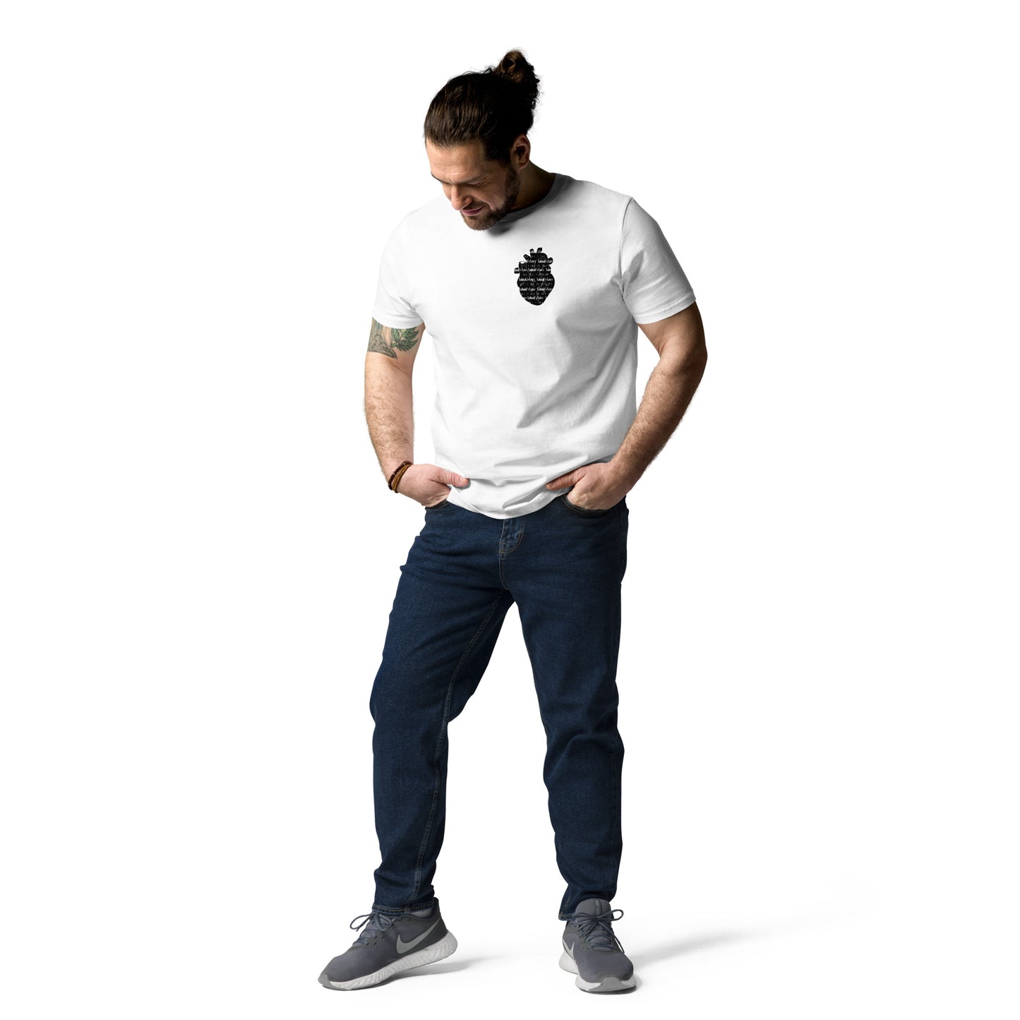 "In My Heart"Unisex organic cotton t-shirt