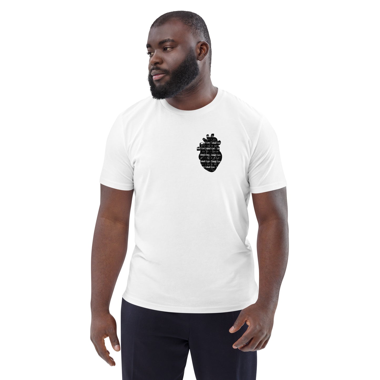 "In My Heart"Unisex organic cotton t-shirt