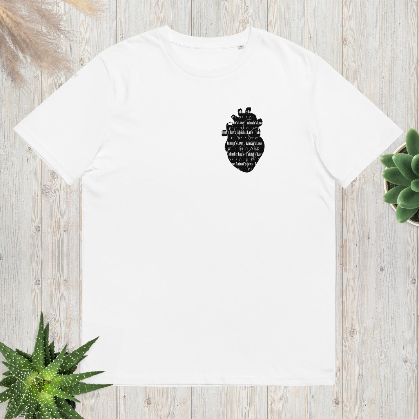 "In My Heart"Unisex organic cotton t-shirt