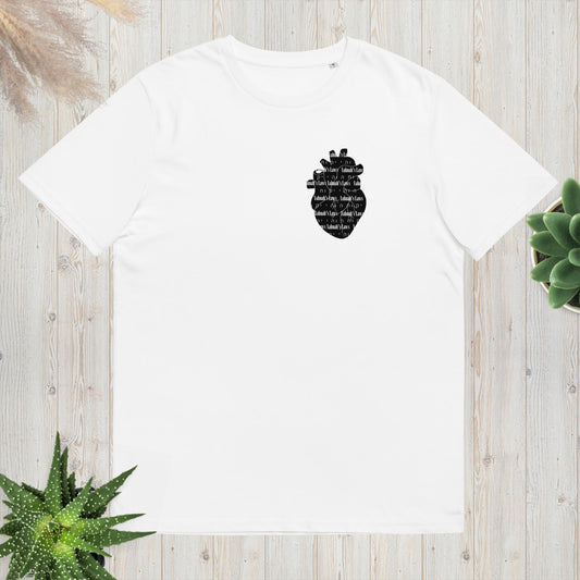 "In My Heart"Unisex organic cotton t-shirt