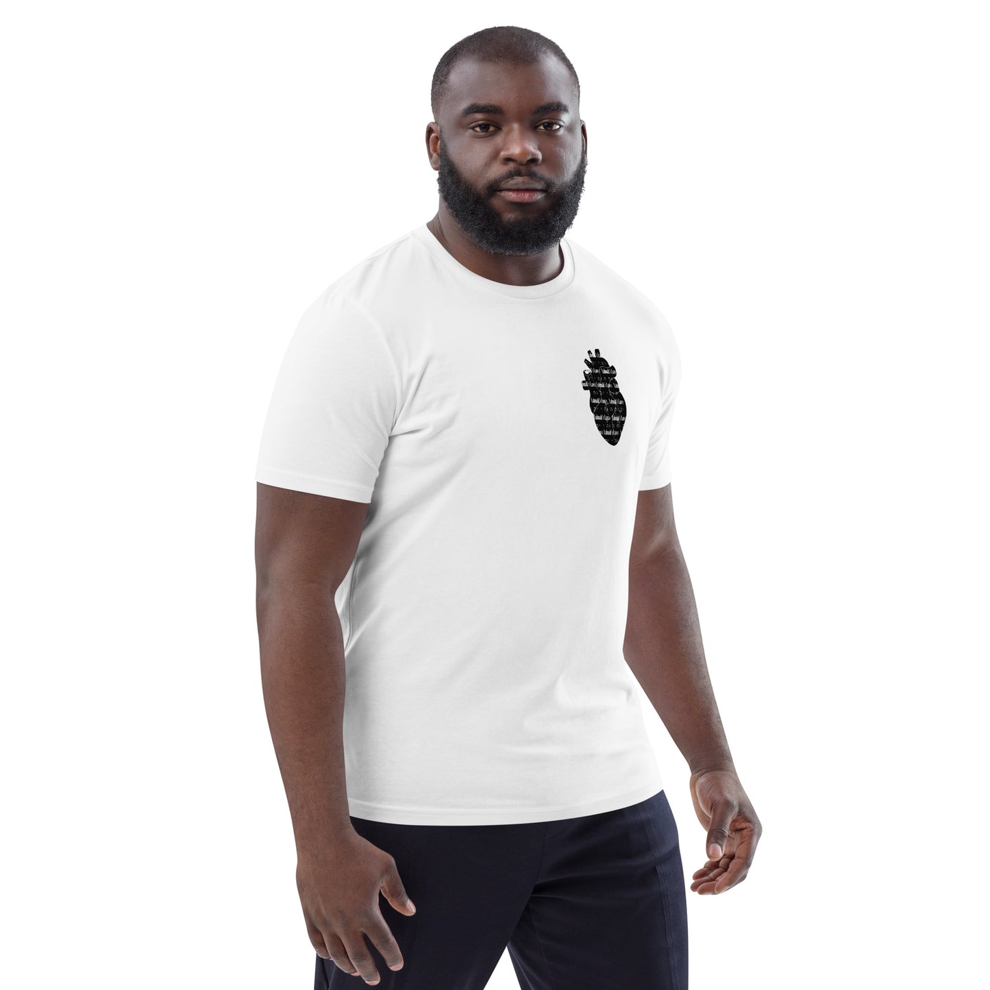 "In My Heart"Unisex organic cotton t-shirt